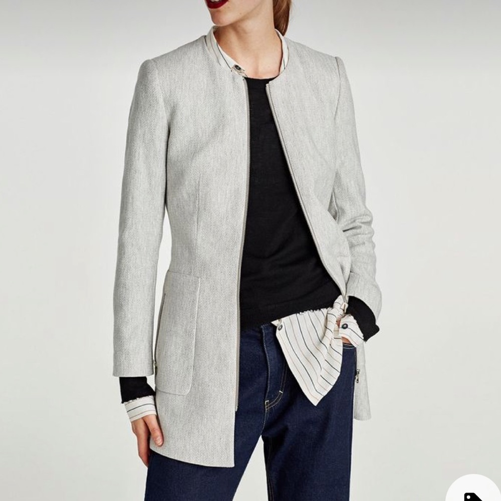 Zara gray coat